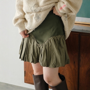 日代 Kastane Balloon 2-way mini skirt 25SS 气球迷你半身裙