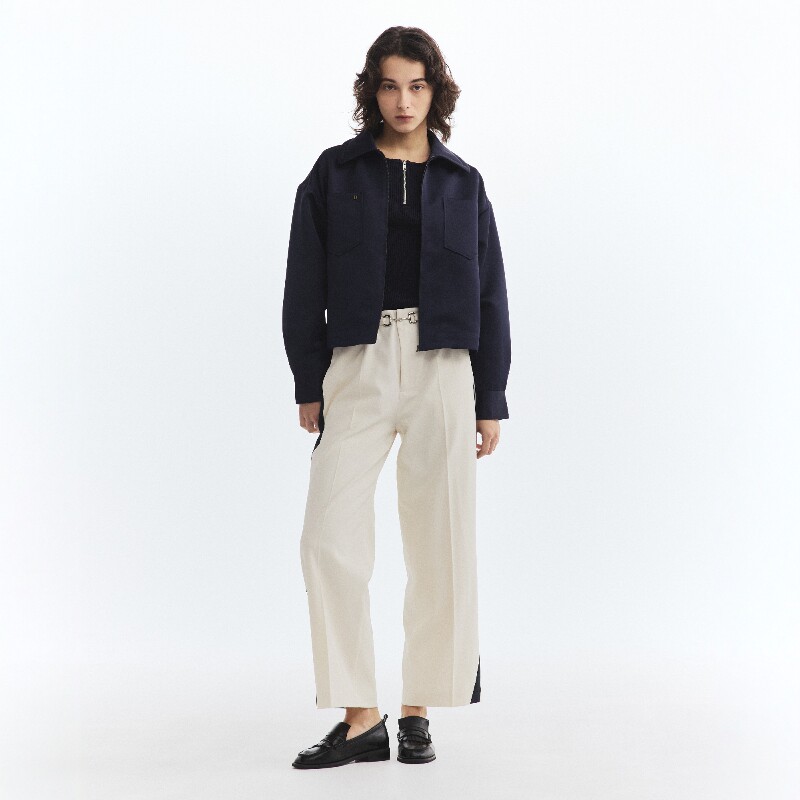 日代 Bibiy BLAKE JACKET 25AW 简约百搭深蓝色布莱克夹克外套