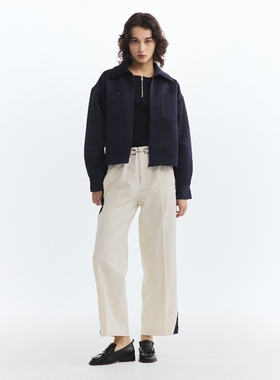 日代 Bibiy BLAKE JACKET 25AW 简约百搭深蓝色布莱克夹克外套