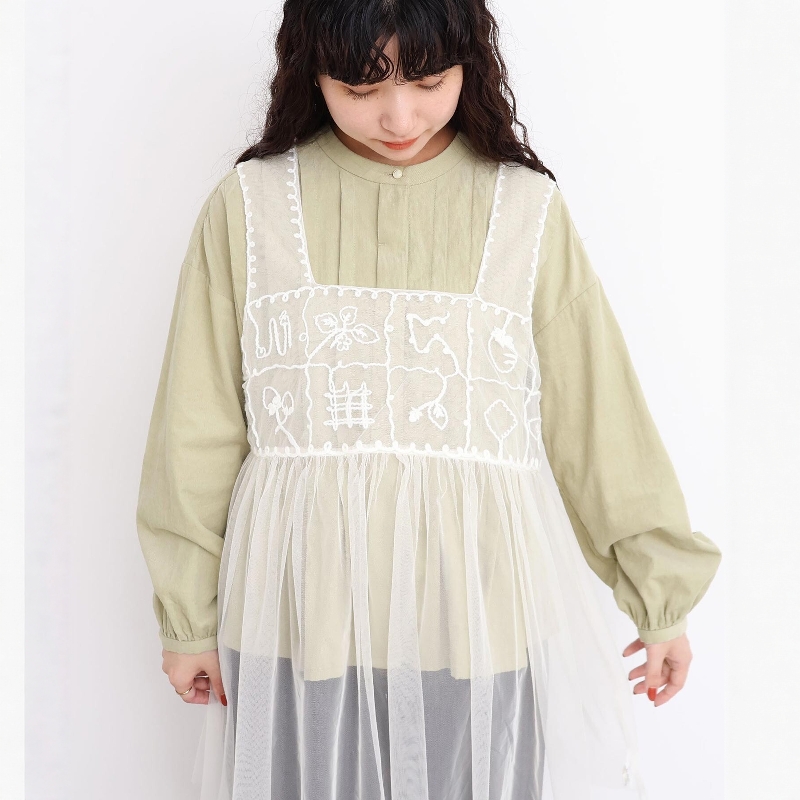 l'atelierdusavon薄纱衬衫