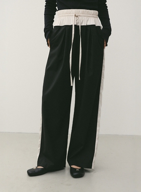 日代 STYLEMIXER Sideline Striped Pants 26SS 系带条纹休闲裤