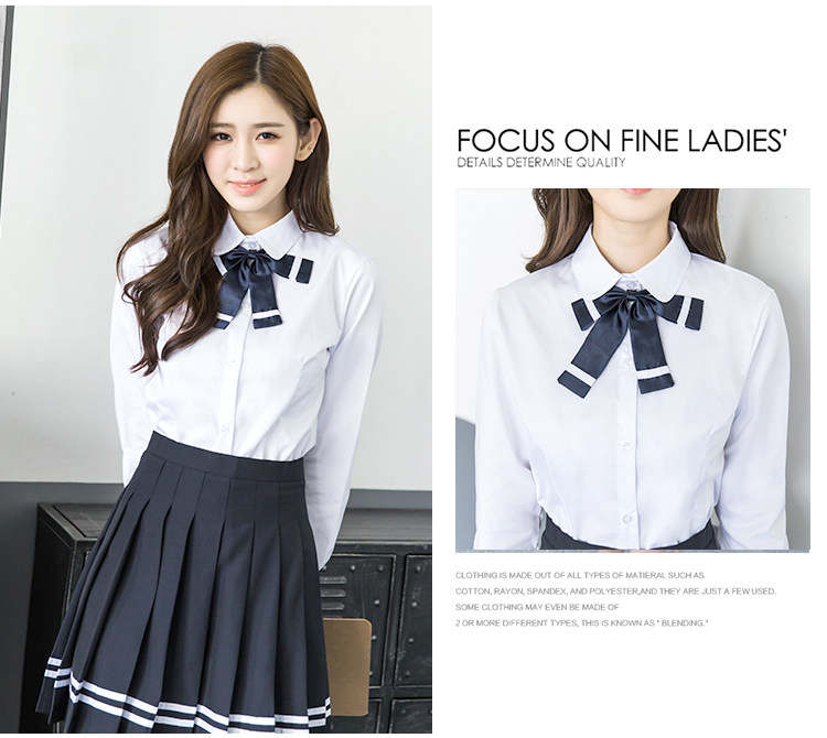 学生校服短裙日韩水手服夏季jk制服套装学院风白衬衫毕业女生班服