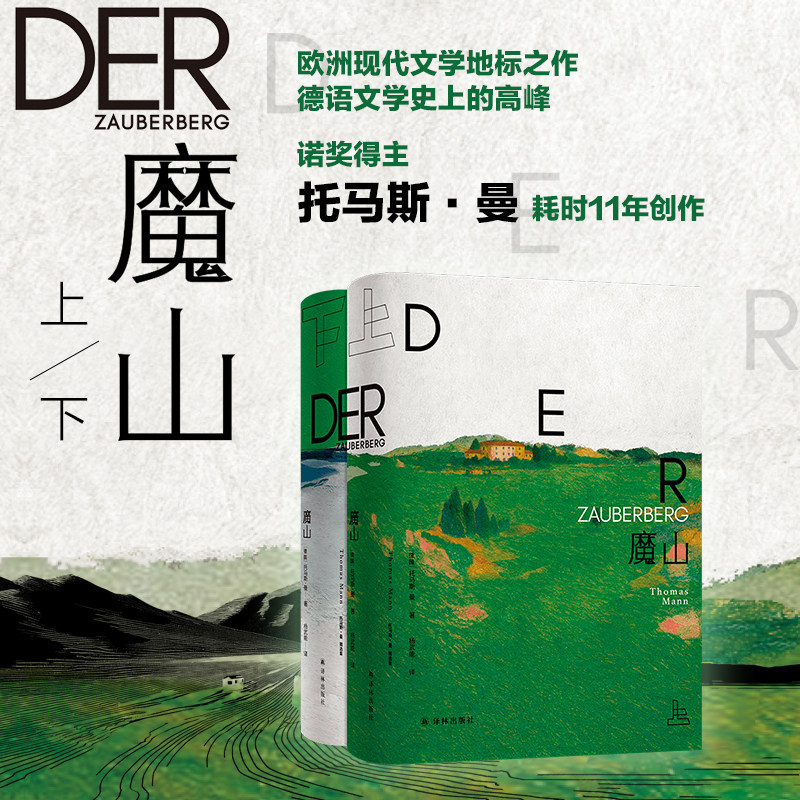 魔山 托马斯·曼顶峰之作 20世纪德语长篇小说佳作前三 北极光杰出文学翻译奖得主杨武能倾心移译 德国现代长篇小说 译林社正版