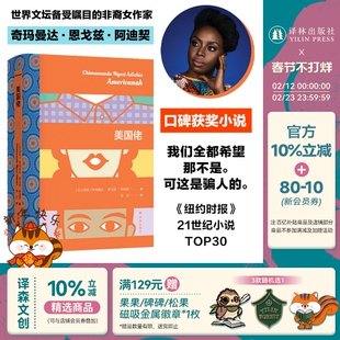 阿迪契作品：美国佬 纽约时报年度十大好书电影《芭比》导演格蕾塔推荐 尼日利亚现代长篇小说豆瓣亚马逊高分种族肤色译林正版直发