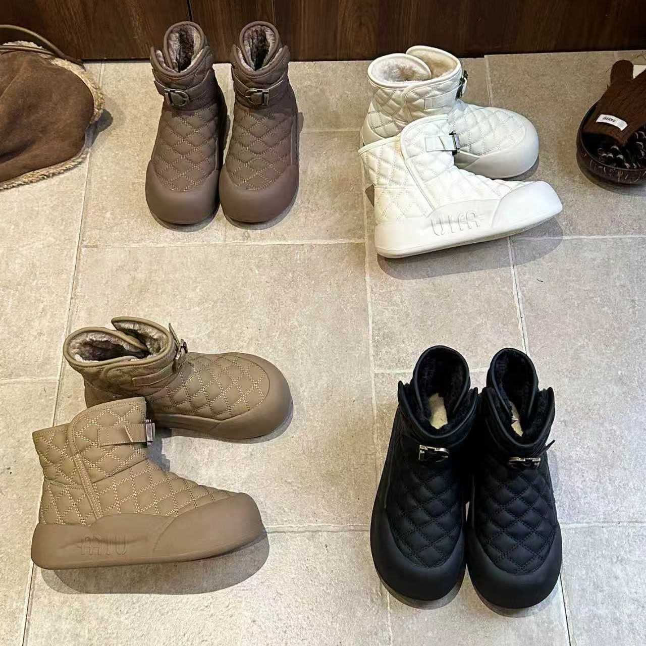 加绒加厚保暖雪地靴时尚百搭