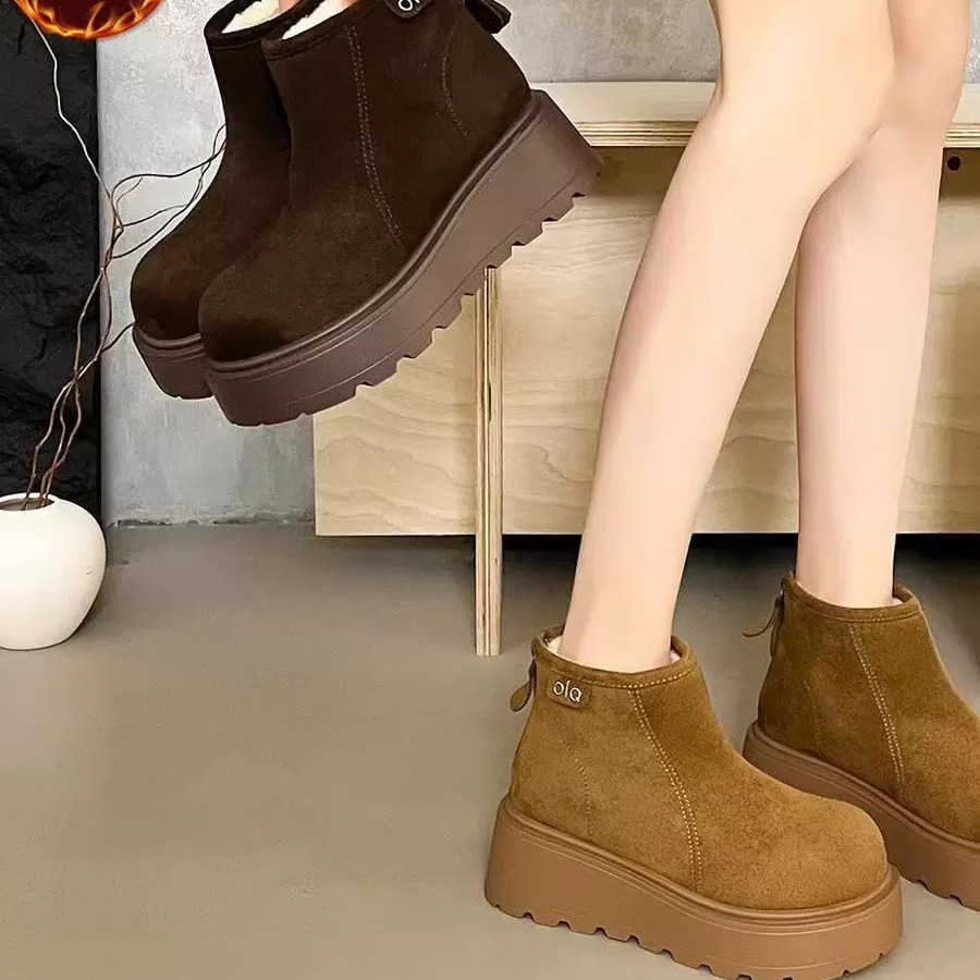 增高休闲鞋加绒保暖时尚博肯鞋