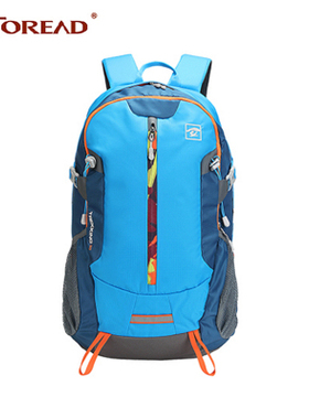 探路者春夏新款户外露营耐磨三层口袋30升双肩背包ZEBF80704