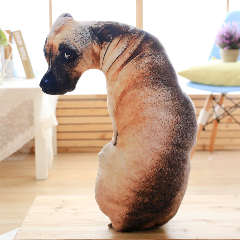 仿真狗狗女孩睡觉抱枕长条枕创意搞怪办公室汽车沙发卧室飘窗靠垫在类目 居家布艺, 靠垫/抱枕中 - 来自Buy2taobao.com提供专业的淘宝代购服务