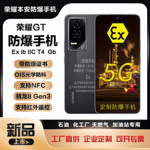 honor/荣耀 GT Pro防爆手机化工厂加油站天然气制药粉尘防爆证NFC
