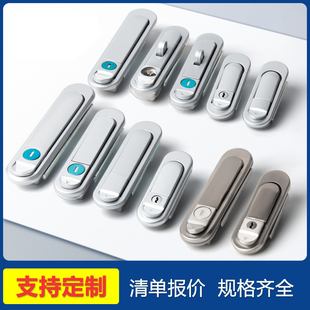 AB303 1按鈕彈跳鎖五金工業(yè)鎖具 1平面鎖配電箱鎖機柜門鎖AB302