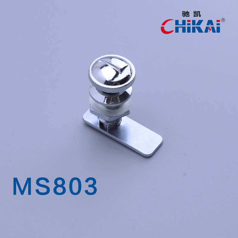 MS803按钮锁转舌锁配电箱门锁电柜门锁 电表箱小圆锁圆柱锁旋钮锁