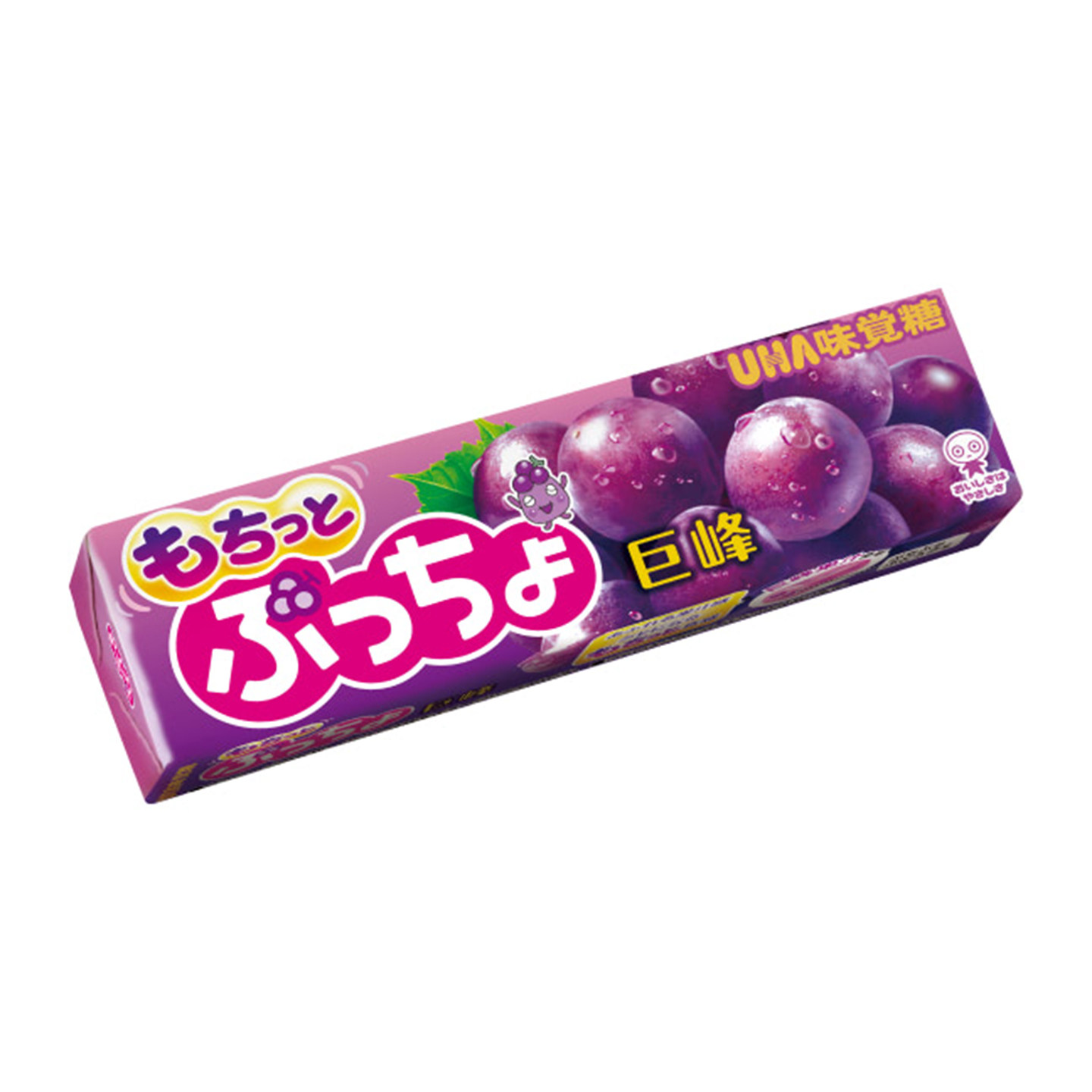 【现货】日本进口UHA悠哈味觉糖 普巧葡萄汁条凝胶软糖果50g 巨峰