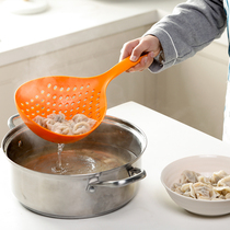 Japanese imported scoop filter screen non silica gel scoop large household high temperature resistant scoop kitchen fence