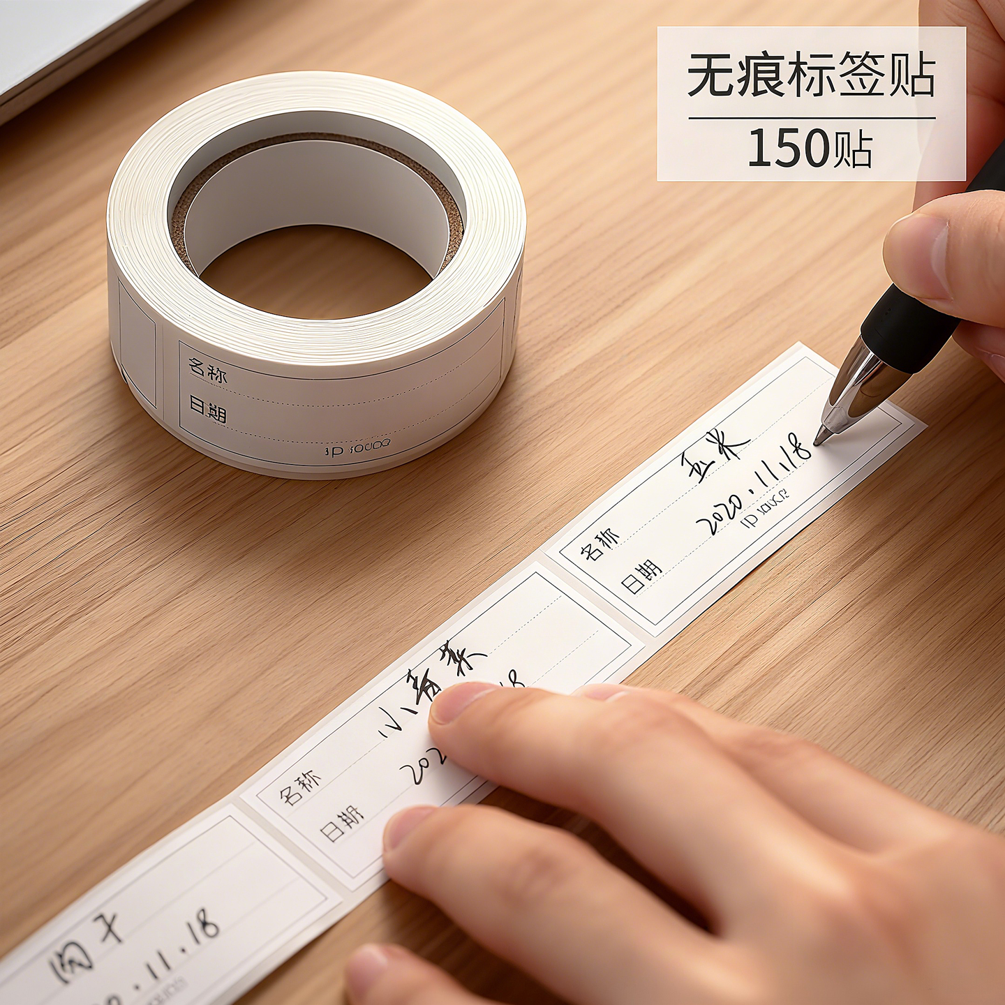 无痕标签纸分类贴纸便利贴家用