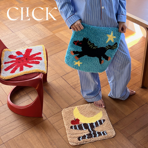 click奔跑小马屁屁椅子保暖坐垫