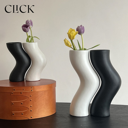 click家居商业陈列陶瓷花瓶摆件