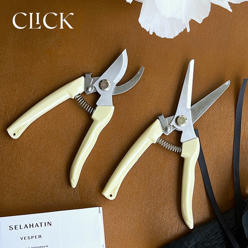 click园艺剪刀弯头粗枝花艺修剪