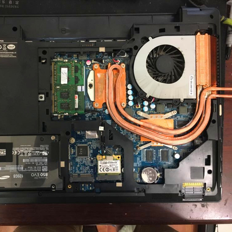 K650D K610C K590C笔记本电脑水冷改 装散热器铜管改装套装