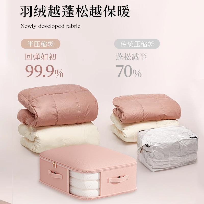 可透视羽绒服被子真空压缩收纳袋
