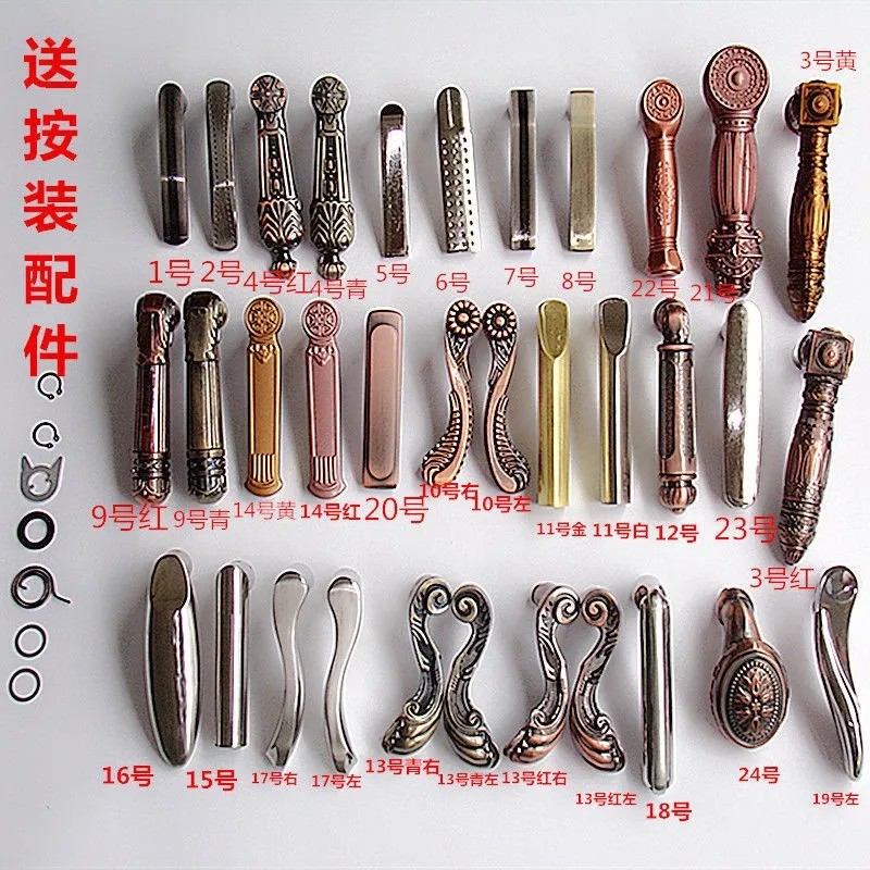 防盗门大门拉手实心手柄加厚门锁