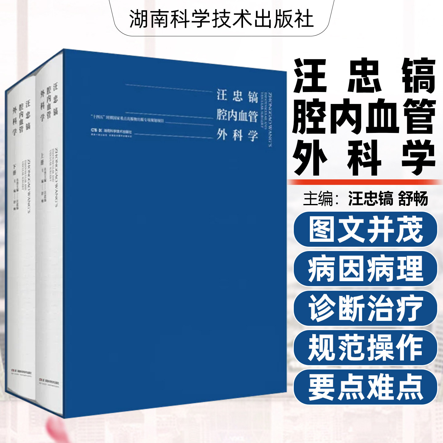 汪忠镐腔内血管外科学上下册汪忠镐 舒畅 血管外科疾病诊断治疗影像和分子诊断外周动脉治疗操作规范 湖南科学技术出版社
