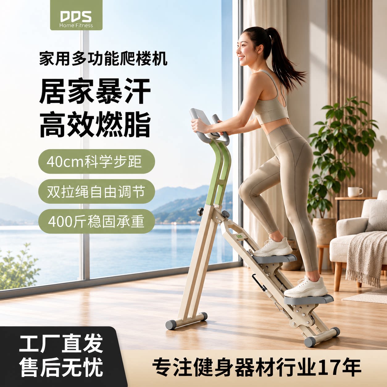 DDS多德士家用爬楼机健身燃脂