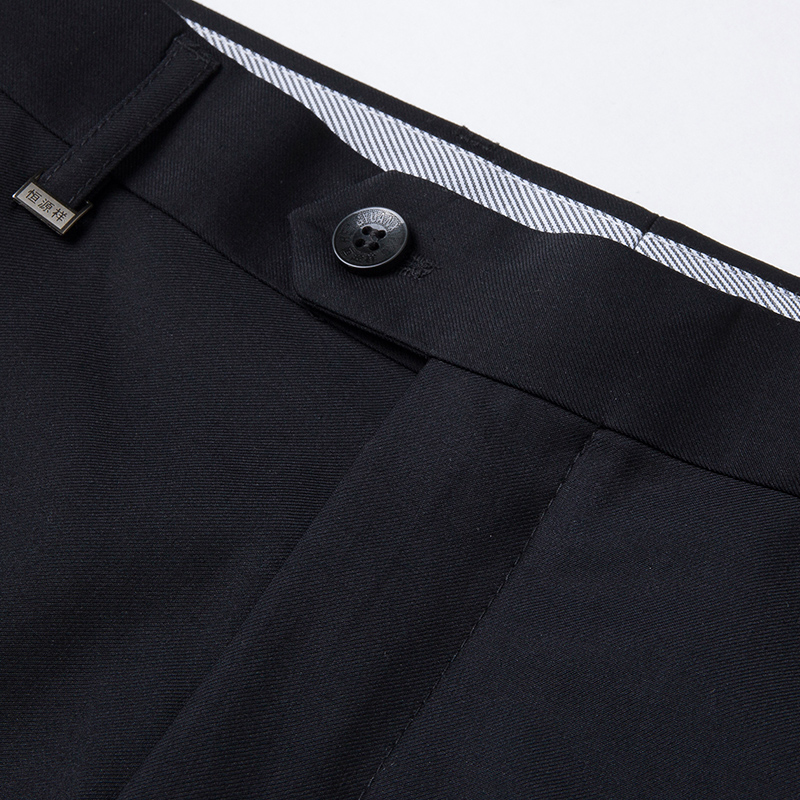 Pantalon droit en polyester pour automne - Ref 1471249 Image 4