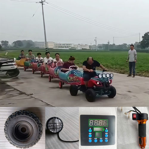 网红观光油桶小火车游乐设备碰碰
