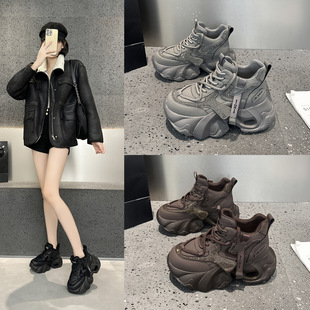 学生运动休闲鞋 2599爆款 透气百搭老爹鞋 女2025秋季 老爹鞋