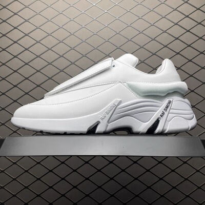 RAF SIMONS Antei 舒适百搭低帮先锋厚底生活休闲鞋男女黑白色鞋