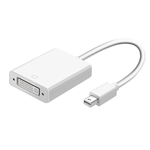minidp转dvi线连接显示器雷电迷你小dp公对公转换器笔记本投影仪