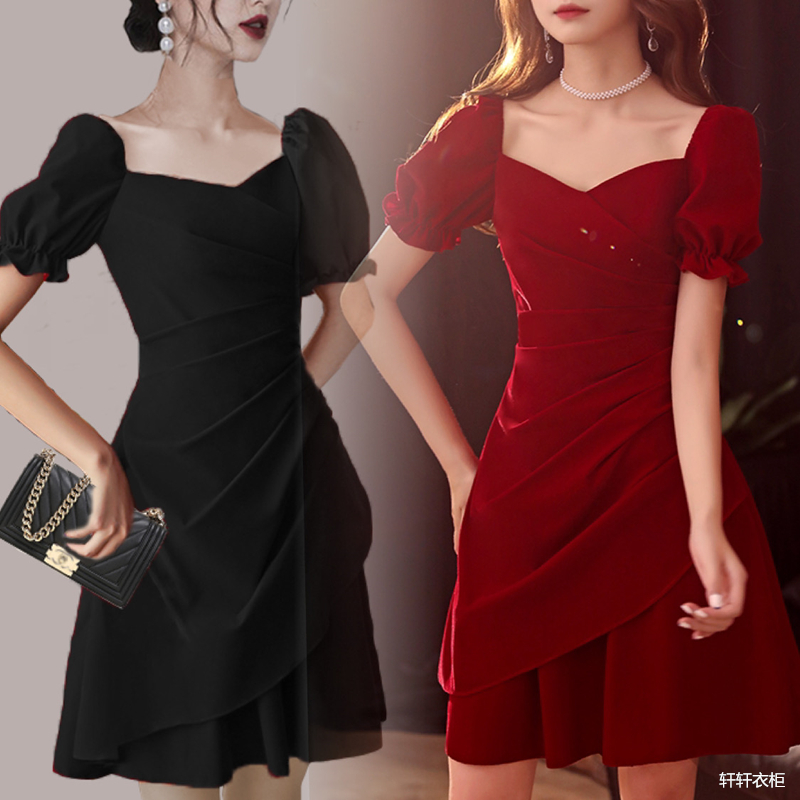 甜美风回门平时可穿敬酒服新娘