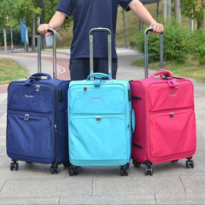 BQWZ超轻牛津布登机拉杆箱24寸可扩展静音万向轮行李箱28旅行箱20