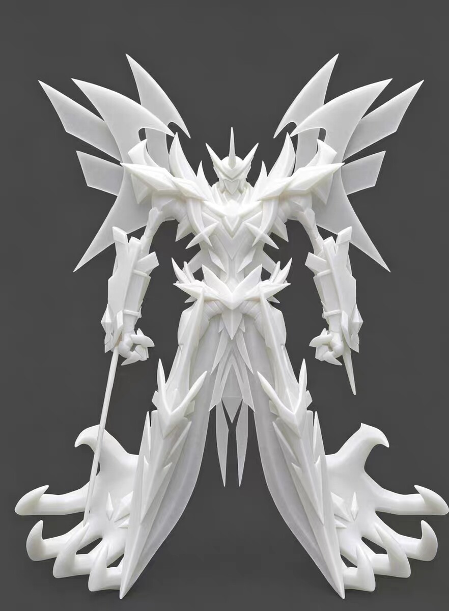数码宝贝/杰斯兽GX3d打印白膜digimon数码暴龙GK上色DIY图片