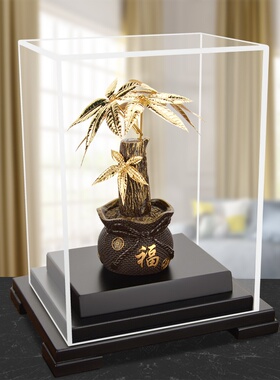 金箔发财树摇钱树摆件