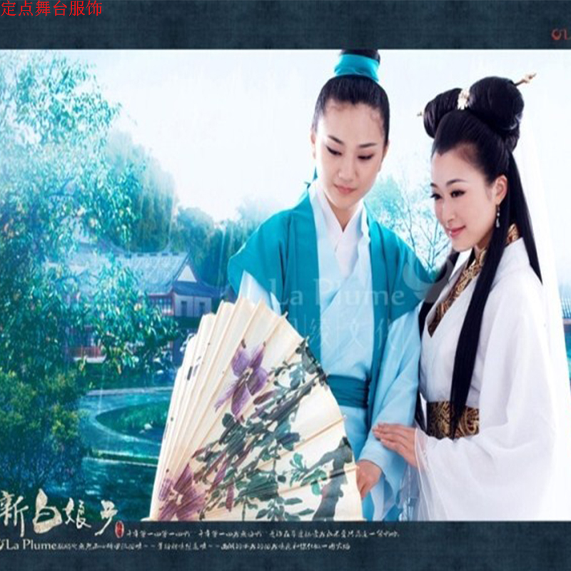 古装白素贞小青法海许仙头饰船夫