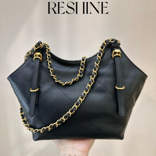 25S maxi hoop bag mini tote托特GD同款菱格链条包女包休闲大包