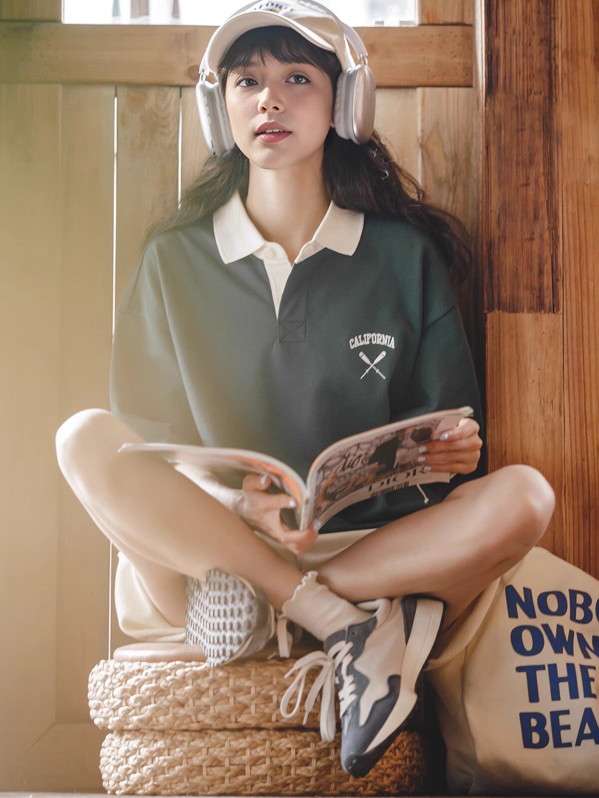 MADDEN WORKWEAR 남성용 아메리칸 라펠 칼리지 반팔 티셔츠 루즈 대형 폴로 셔츠 레트로 니트 탑 여름