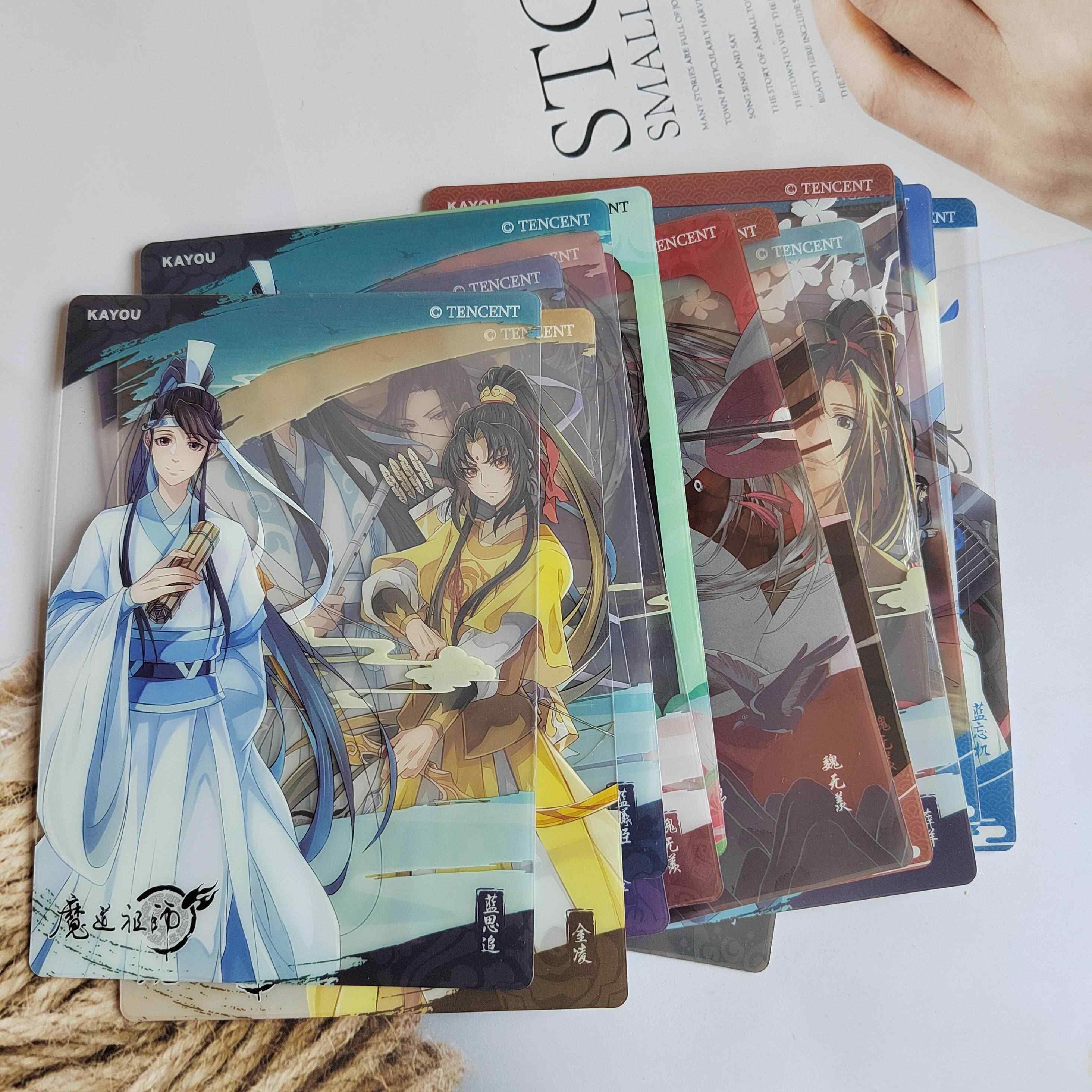 热款卡游魔道祖师正版透卡魏无羡金凌薛洋蓝忘机江厌离动漫收藏相