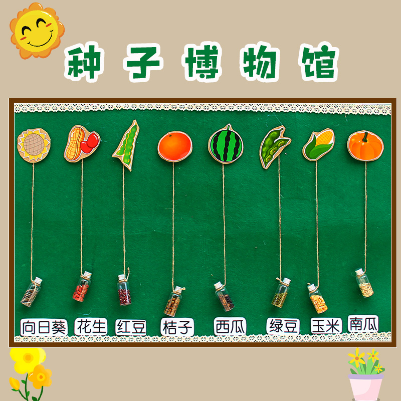 植物幼儿园区角环创装饰