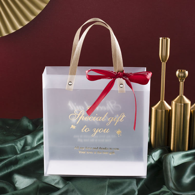 丝带透明伴手礼结婚礼品盒宝宝满月生日礼物盒ins风回礼袋子礼盒