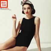MEMORYBABY大牌泳衣视觉新款 2025度假显瘦大方保守显胸连体泳衣