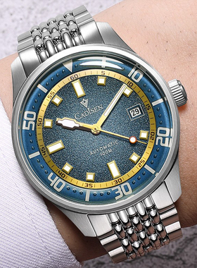 官方旗舰店正品卡迪森男士机械手表进口8215机芯时尚休闲防水手表