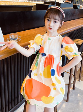 夏款裙子儿童装夏季雪纺公主裙