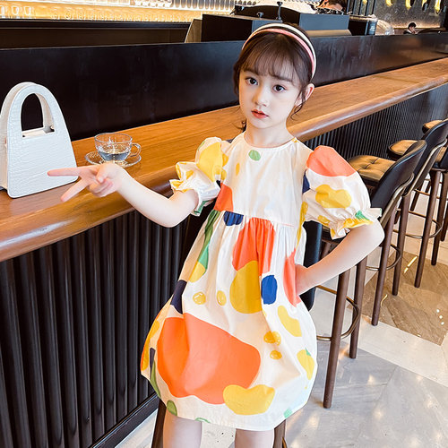 夏款裙子儿童装夏季雪纺公主裙