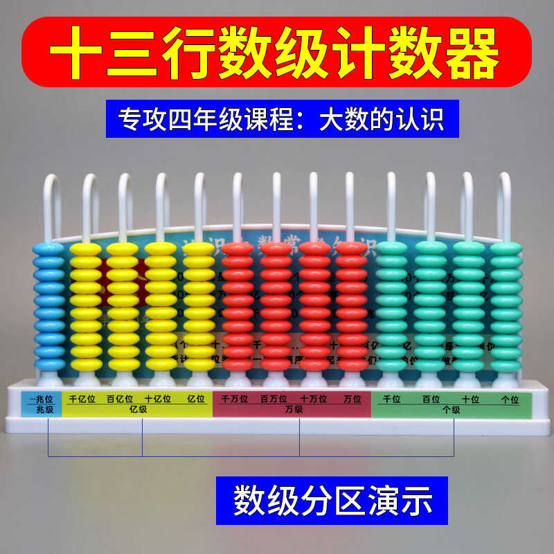十三行数级计数器1-4年级教具