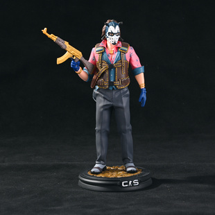 CS2周边手办模型玩具生日礼物树脂摆件CSGO反恐精英探员皮肤兵人