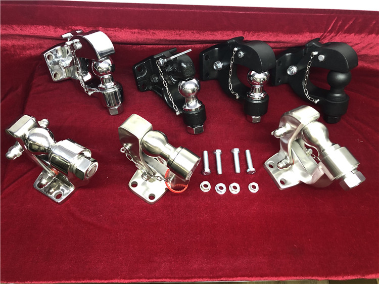 适用于雷克萨斯LX570兰德酷路泽LC200改装球头钩牵引钩尾勾后挂钩