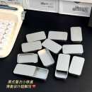 迷你滑盖小铁盒ins风磨砂马口铁盒小号随身便携首饰糖果小药盒