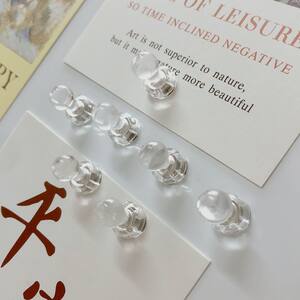 优选小商品透明磁吸图钉冰箱贴封口磁性贴小号密封磁力贴创意北欧ins风磁吸